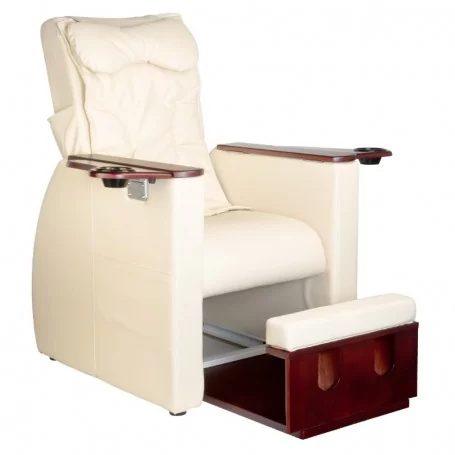 SILLÓN DE PEDICURA SPA AZZURRO 016C MARRÓN CON MASAJE DE ESPALDA E