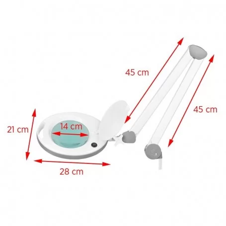 45 SMD LED Magnifying Lamp