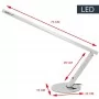 Lampada da tavolo a led slim in alluminio