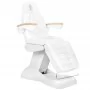 Electric cosmetic chair Lux, white, heated, 3 motors