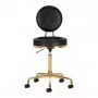 COSMETIC STOOL H5 GOLDEN BLACK