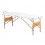 Table de massage Comfort Activ Fizjo Lux 3 segments 190x70 blanc