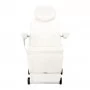Azzurro 873 elektriskais rotējošais kosmētikas krēsls balts