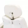 Azzurro 873 elektriskais rotējošais kosmētikas krēsls balts