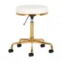 Tabouret cosmétique H4 or blanc