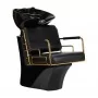 Modern hairdresser Gabbiano Prato gold - black