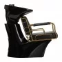 Modern hairdresser Gabbiano Prato gold - black