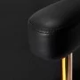 Hairdressing chair Gabbiano Granada gold black