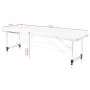 Activ Fizjo Aluminium Comfort Table de massage pliante 2 segments Blanc