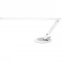 Slim led bordslampa i vitt