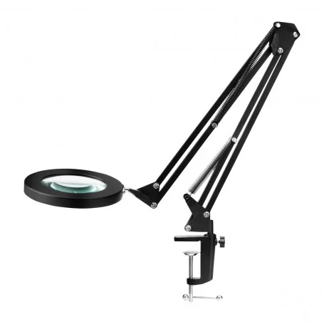 LAMPARA LUPA LED MOONLIGHT 8012/5 NEGRA CON