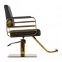 Gabbiano Avila gold and black hairdressing chair