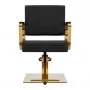 Gabbiano Avila gold and black hairdressing chair