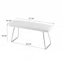 Manicure stand MOMO 4-M white