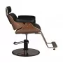 Chaise de coiffure Gabbiano Florence en noyer noir