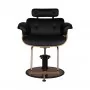 Chaise de coiffure Gabbiano Florence en noyer noir