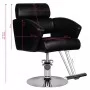 Hair System HS02 Hairdressing Chair Black