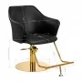 Frizerski stol Gabbiano Marbella Gold-Black