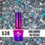 MollyLac Gel Lacquer Crushed Diamonds Dreaming in Vegas 5g nr 538