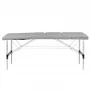 Activ Fizjo aluminum folding massage table Comfort, 3 segments, gray