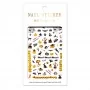 Thin self-adhesive Halloween stickers R226