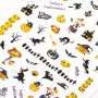 Thin self-adhesive Halloween stickers R226