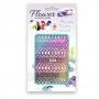 Self-adhesive holographic shimmering snakeskin stickers