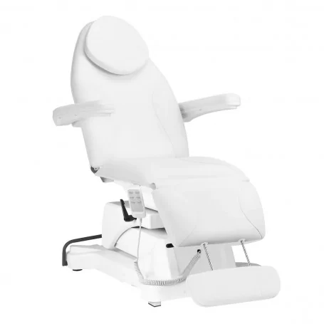 Poltrona estetica elettrica Sillon Basic pedi, 3 motori, bianco