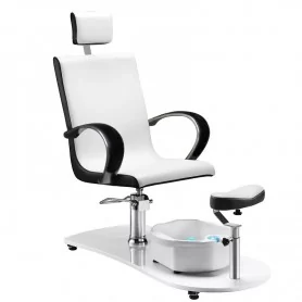 SILLÓN DE PEDICURA SPA AZZURRO 016C MARRÓN CON MASAJE DE ESPALDA E