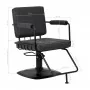 Gabbiano Catania Loft Old Leather Barbershop Chair Black