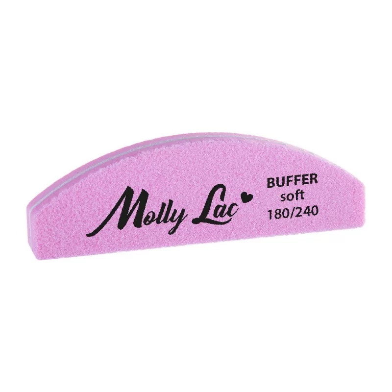 Buffer mini-half moon Soft 180/240 MollyLac lucidatore bifacciale