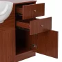 Consolle da barbiere Gabbiano con lavabo MT-1109