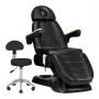 SILLON Lux 273b elektrischer Kosmetikstuhl + Hocker 304, schwarz