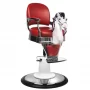 Fauteuil de coiffure pour enfants Gabbiano, cheval de couleur bordeaux