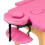 Klappbare Massageliege Komfort Activ Fizjo, 2 Segmente, rosa