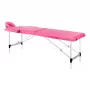 Activ Fizjo mesa de massagem em alumínio Comfort, cor-de-rosa