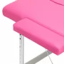 Activ Fizjo mesa de massagem em alumínio Comfort, cor-de-rosa