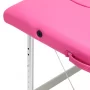 Activ Fizjo mesa de massagem em alumínio Comfort, cor-de-rosa