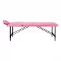 Activ Fizjo aluminium opvouwbare comforttafel, roze, zwart