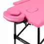 Activ Fizjo aluminium opvouwbare comforttafel, roze, zwart