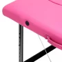 Activ Fizjo aluminium opvouwbare comforttafel, roze, zwart