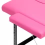 Activ Fizjo aluminium opvouwbare comforttafel, roze, zwart