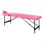 Activ Fizjo Aluminum Folding Comfort Table, Pink, Black