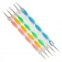 Stylet double face, jeu de 5 couleurs.