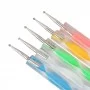 Stylet double face, jeu de 5 couleurs.