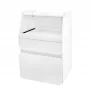 Midi skapis Azzurro 970 white+