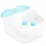 White pedicure set on wheels + foot massager AM-506A