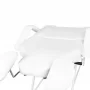 Chaise de soin des cils Ivette, blanche