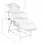 Chaise de soin des cils Ivette, grise