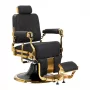 Gabbiano Leonardo hairdresser's chair, gold and black